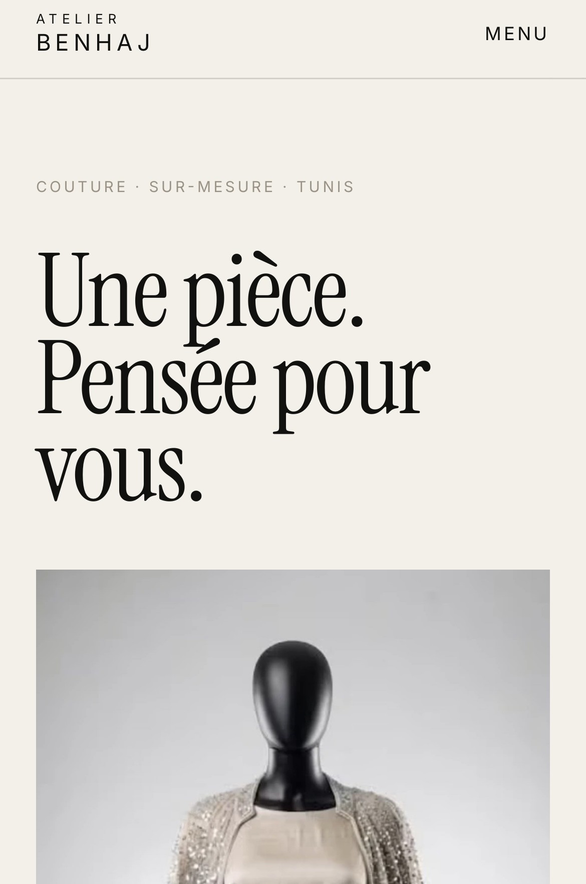 Projet Atelier Benhaj réalisé par Dgite.X